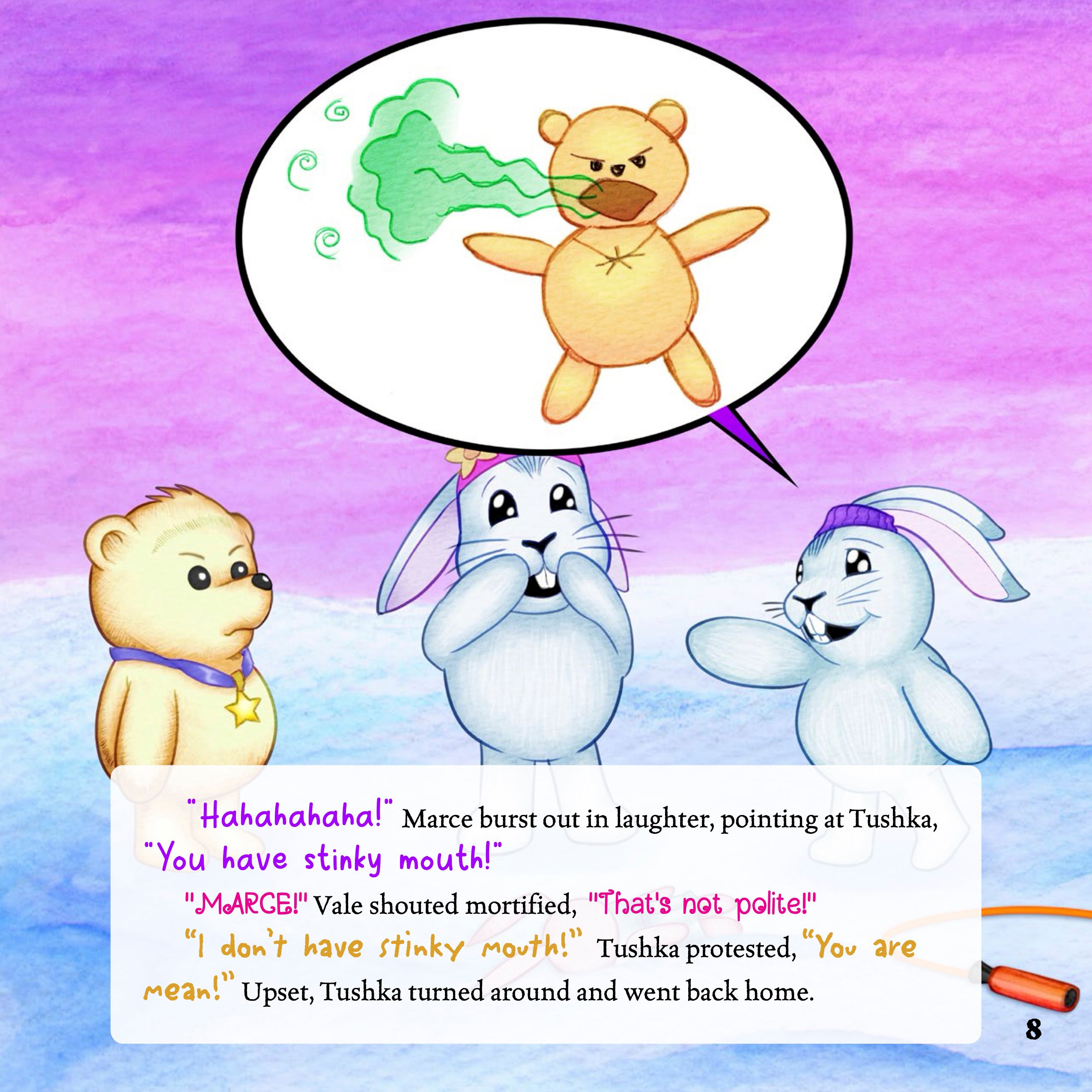 Tushka’s Tooth Trouble: A Funny Children’s Book About Brushing Teeth for Toddlers and Kids